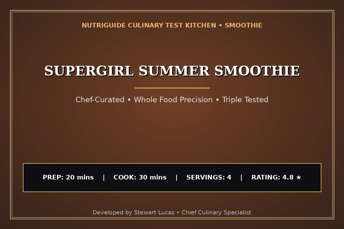 Supergirl Summer Smoothie