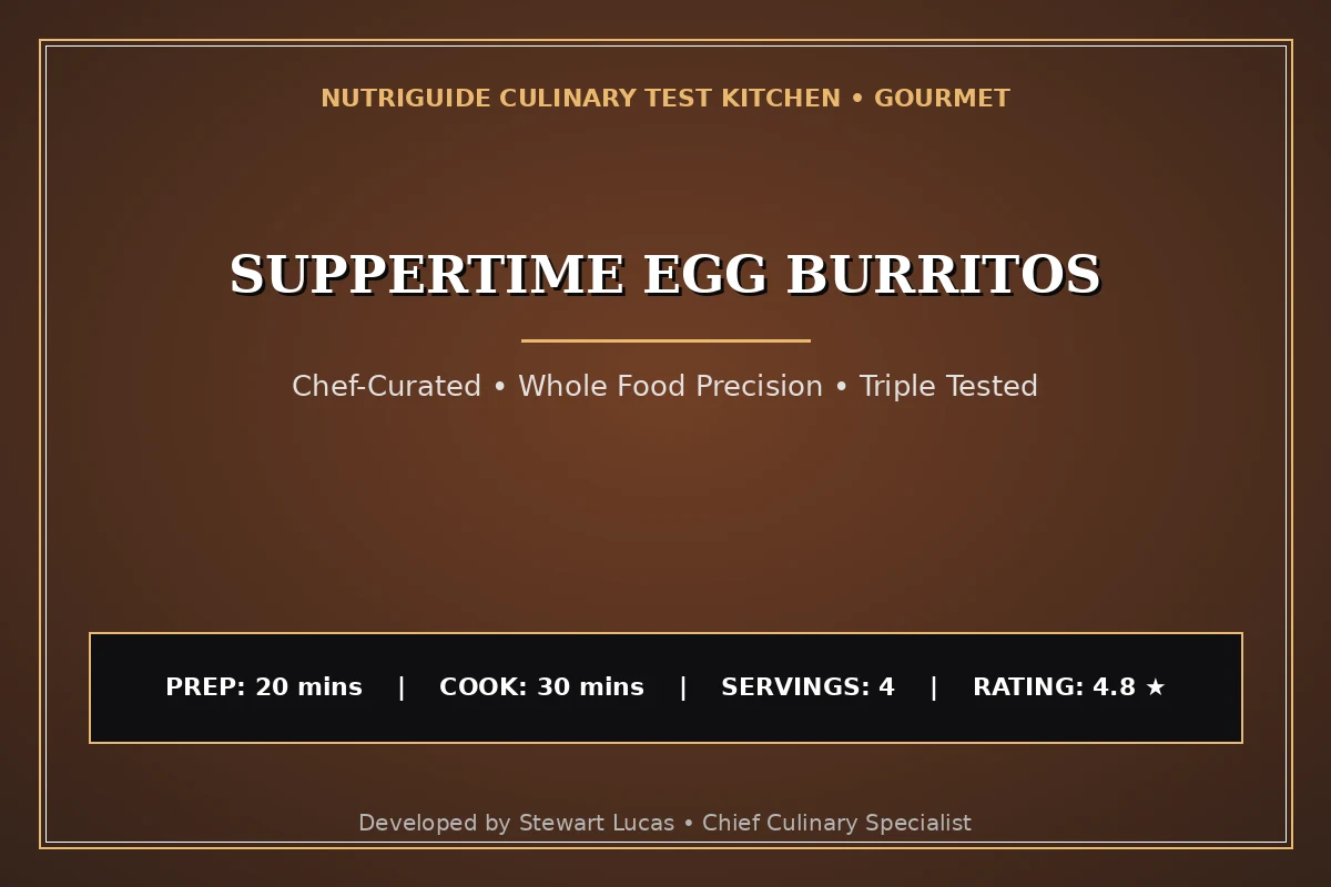 Suppertime Egg Burritos