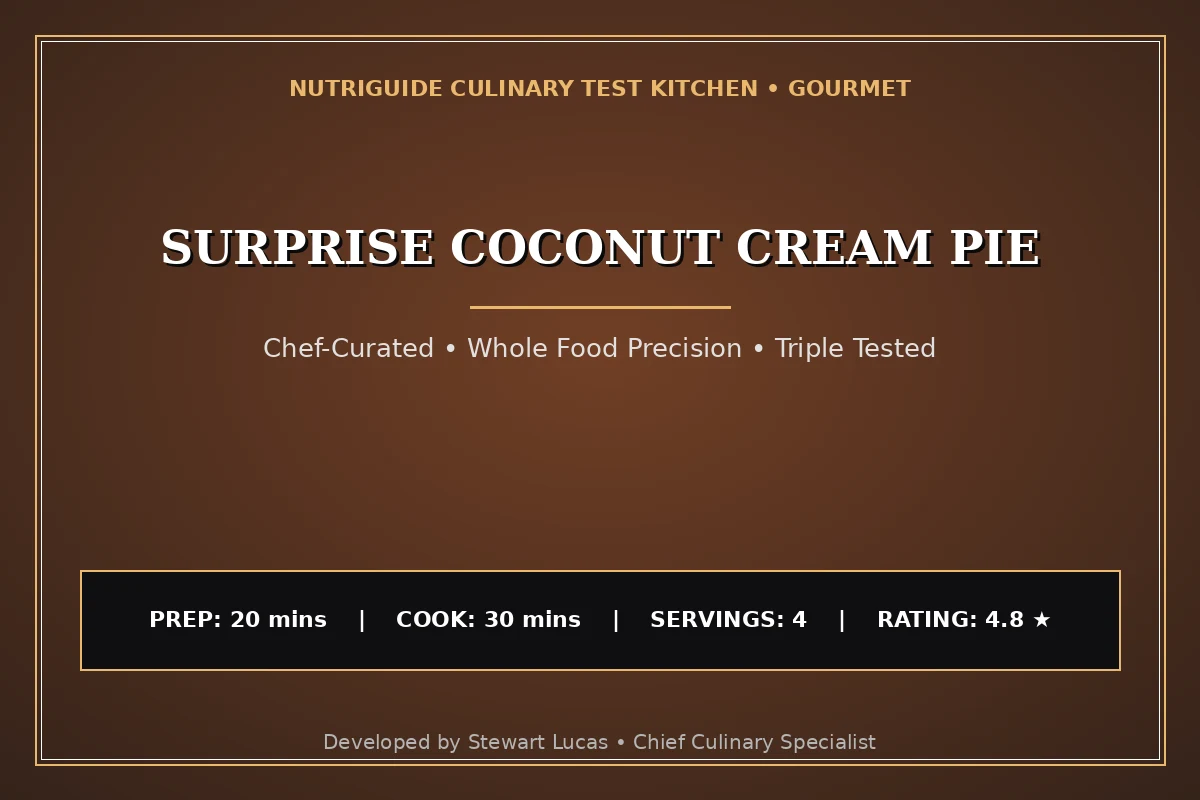 Surprise Coconut Cream Pie
