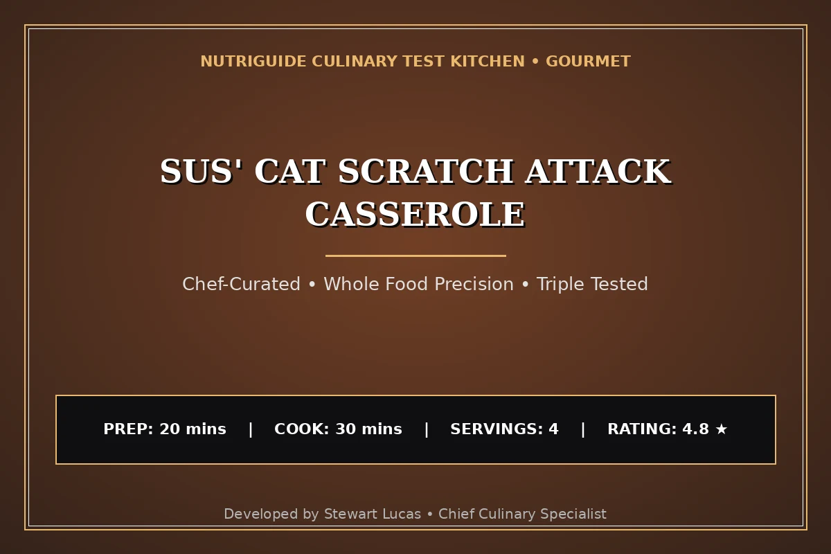 Sus' Cat Scratch Attack Casserole