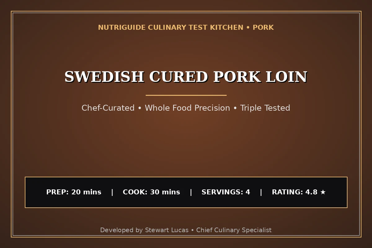 Swedish Cured Pork Loin