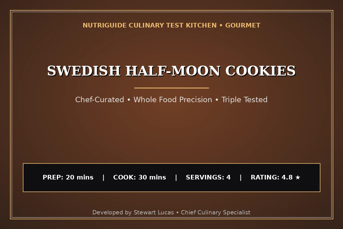 Swedish Half-Moon Cookies