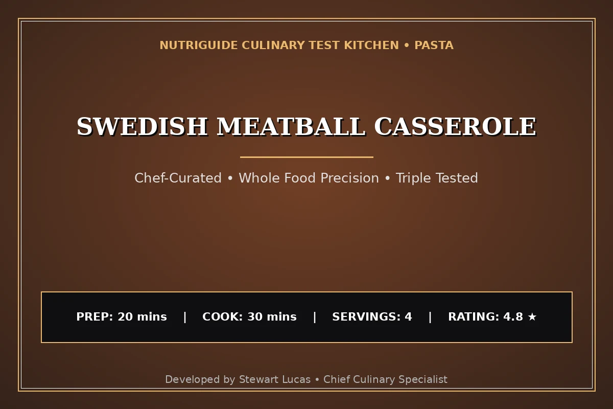 Swedish Meatball Casserole
