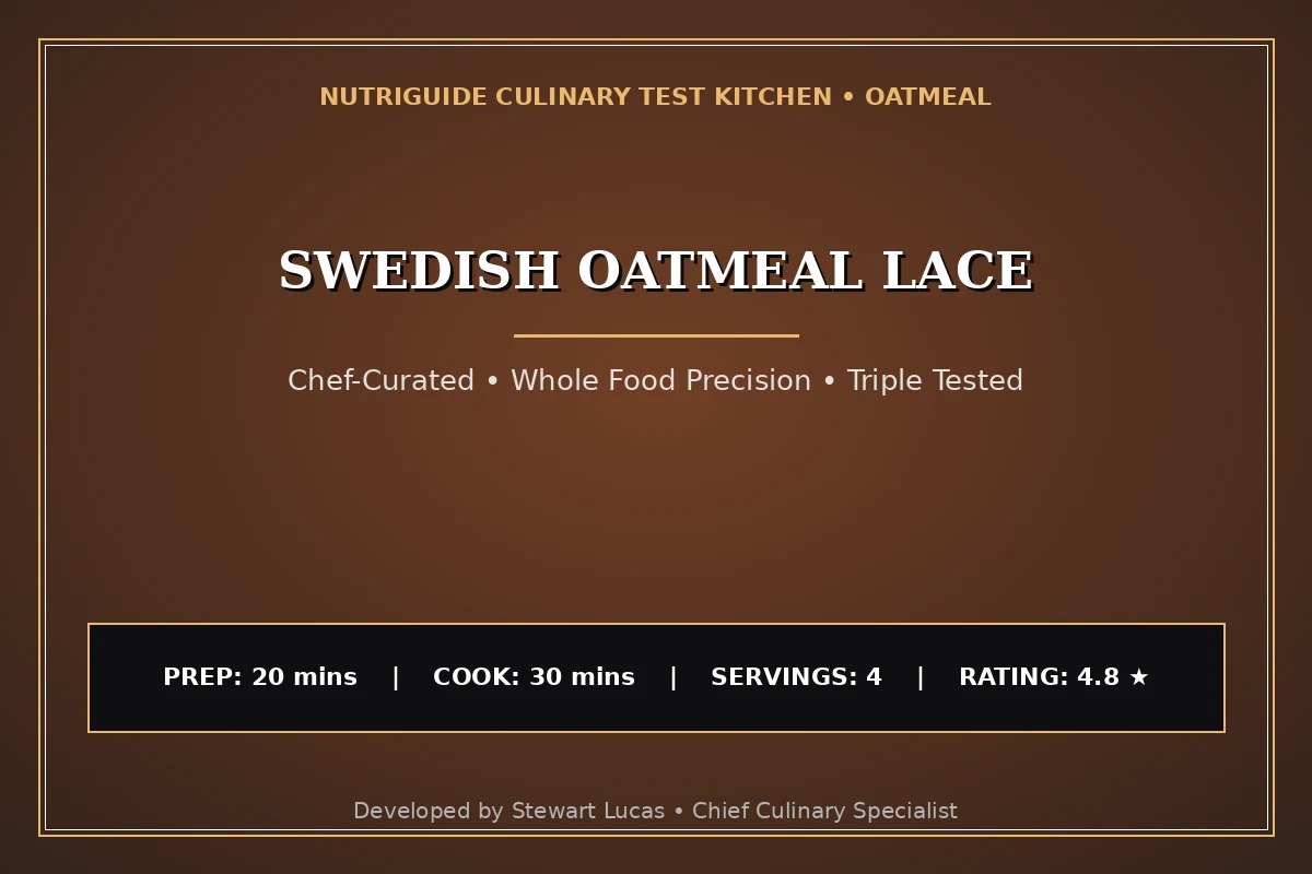 Swedish Oatmeal Lace
