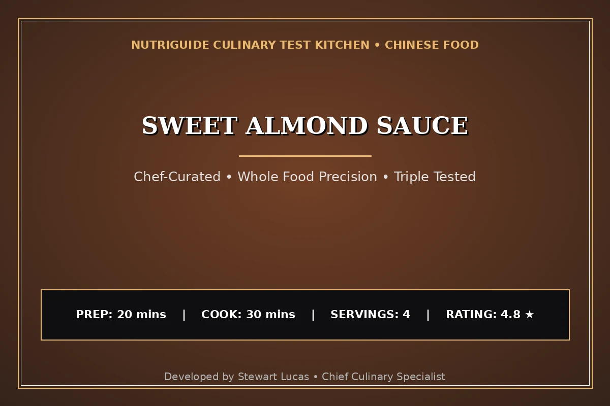 Sweet Almond Sauce