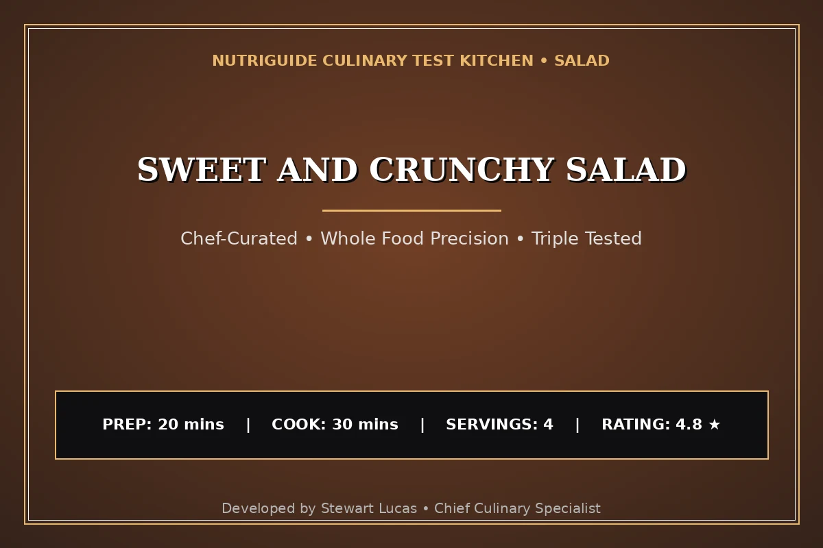 Sweet And Crunchy Salad