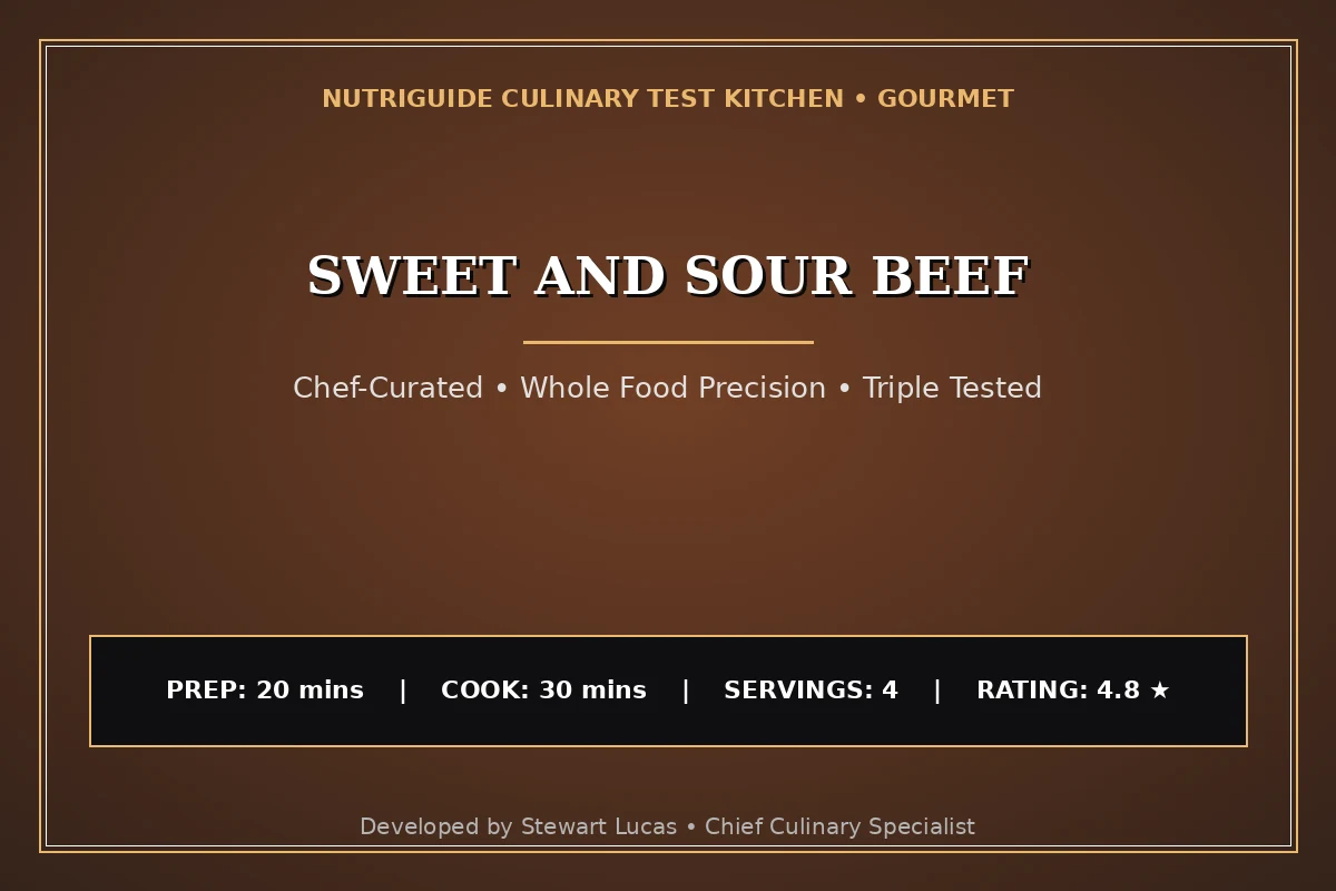 Sweet And Sour Beef