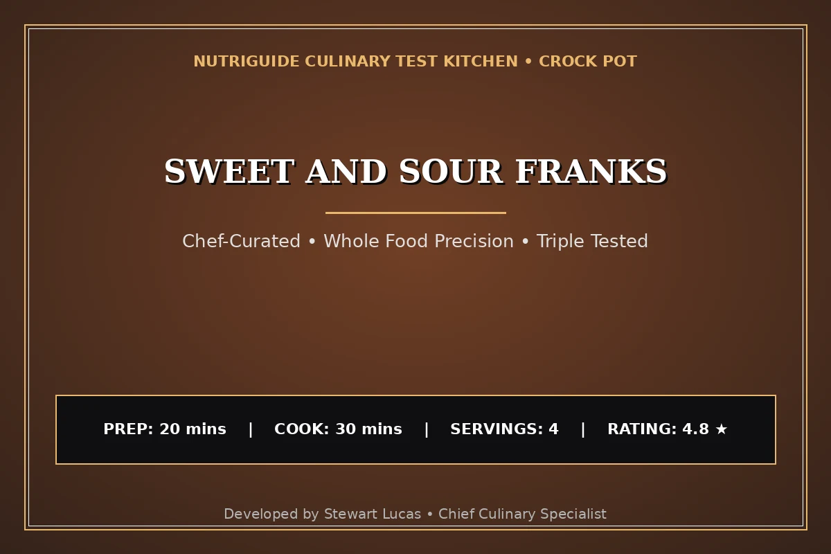 Sweet And Sour Franks