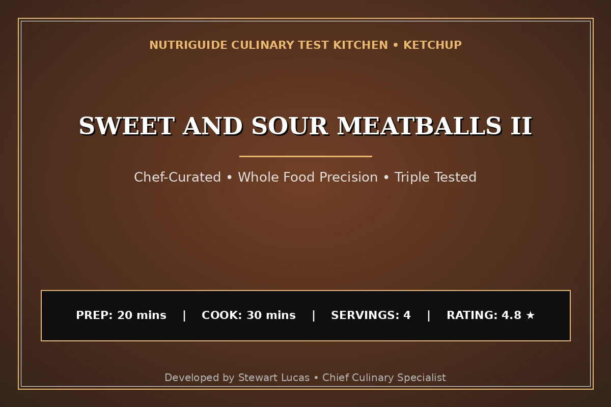 Sweet And Sour Meatballs Ii
