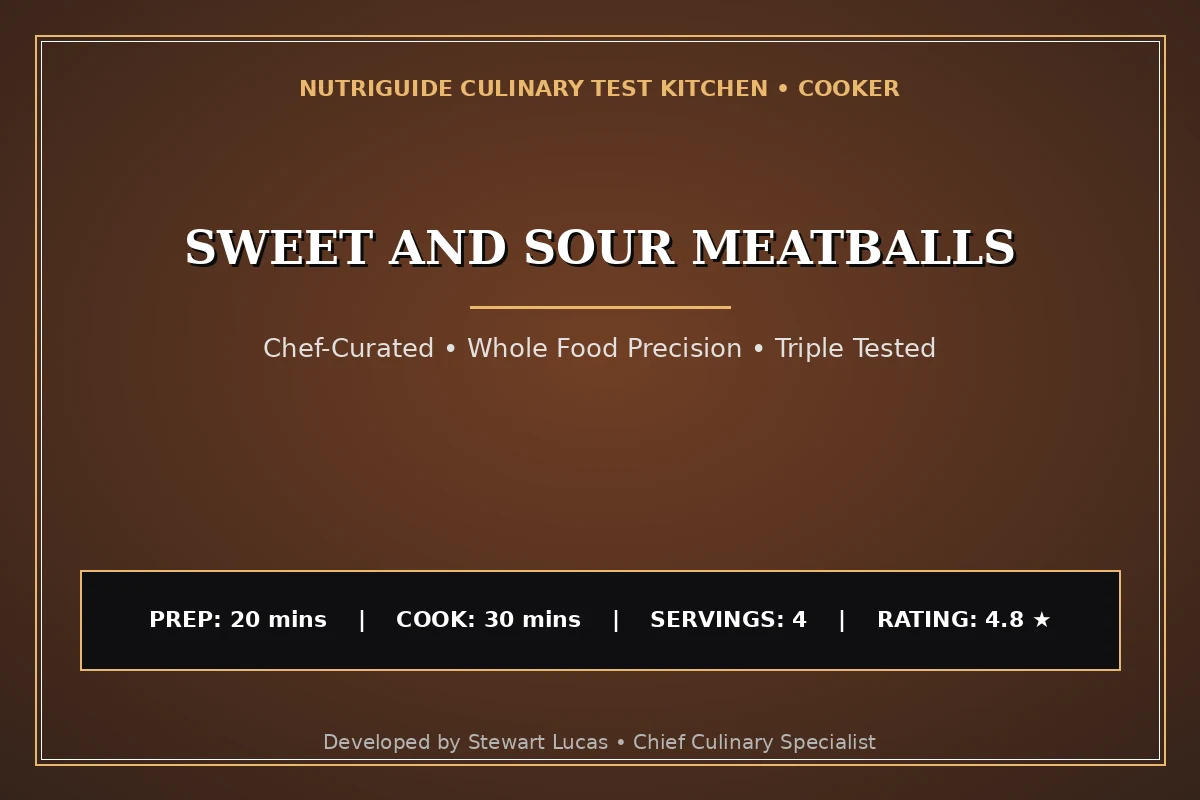 Sweet And Sour Meatballs