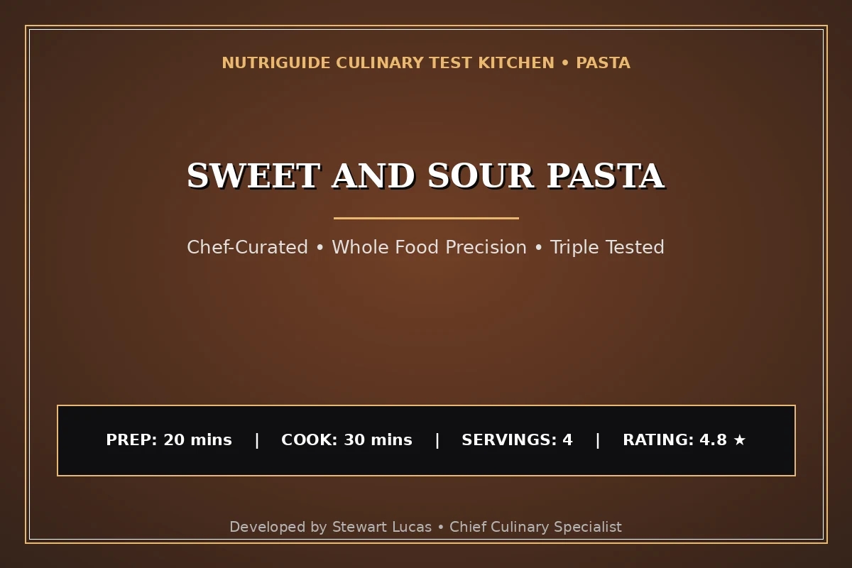 Sweet And Sour Pasta