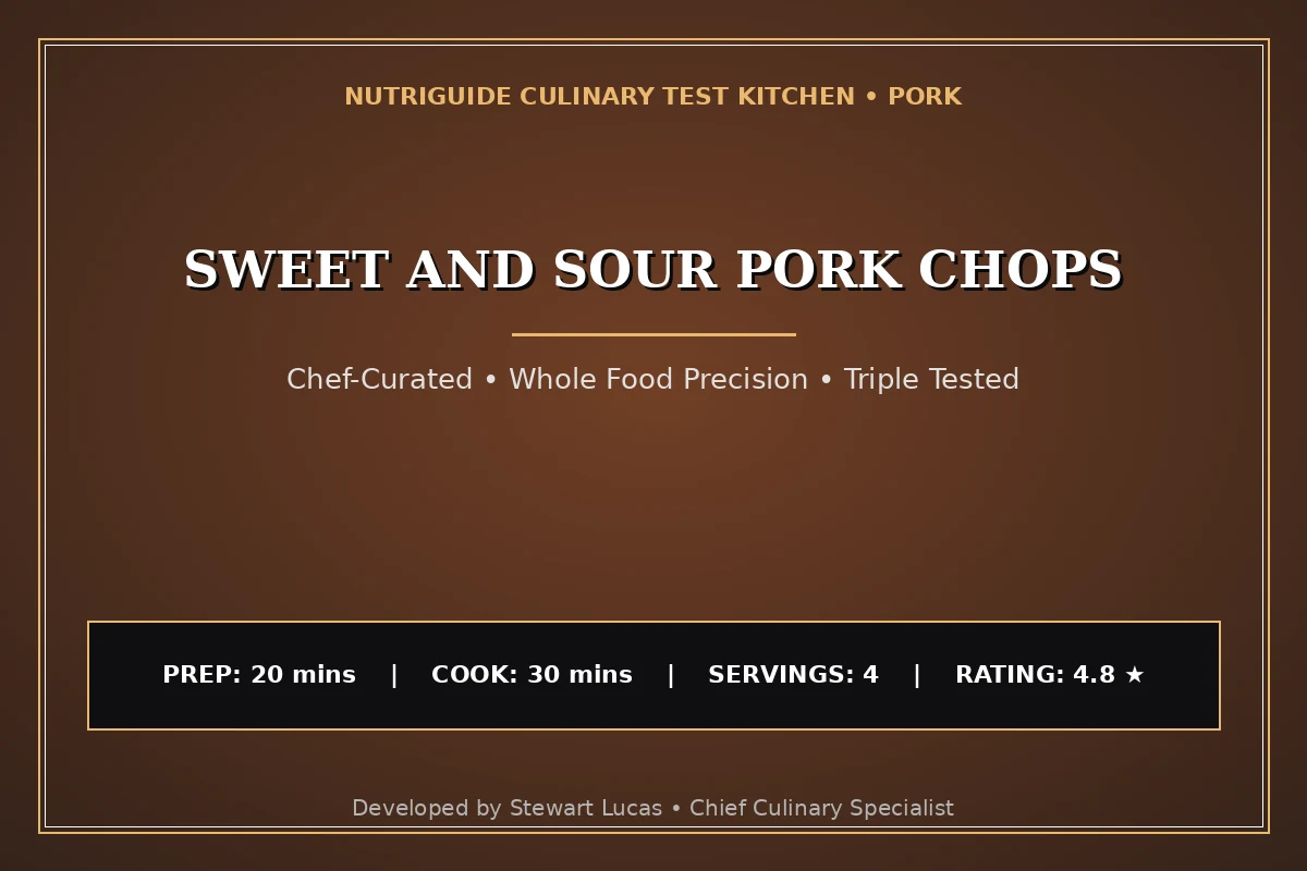 Sweet And Sour Pork Chops