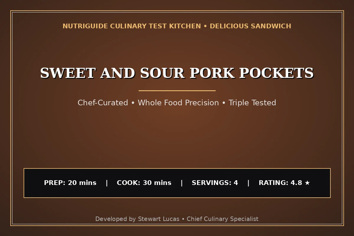 Sweet And Sour Pork Pockets
