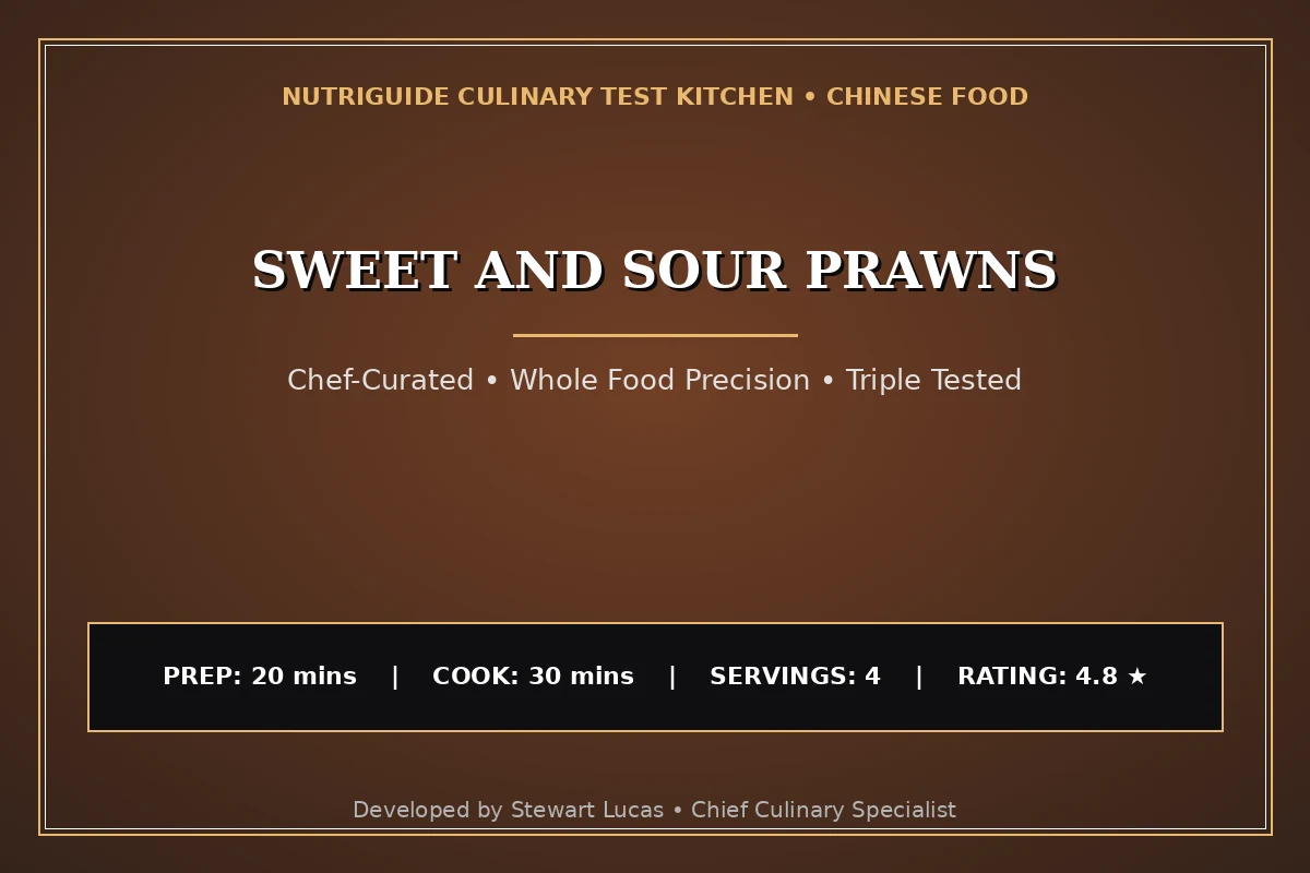 Sweet And Sour Prawns