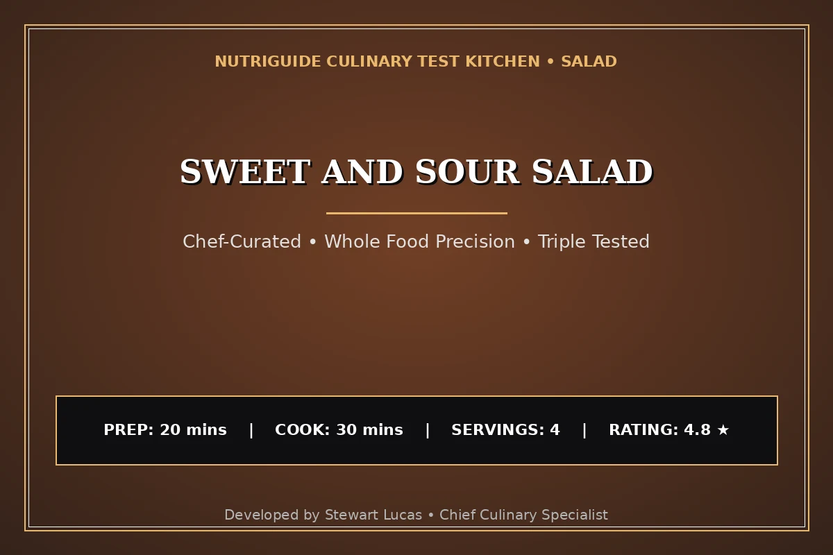 Sweet And Sour Salad