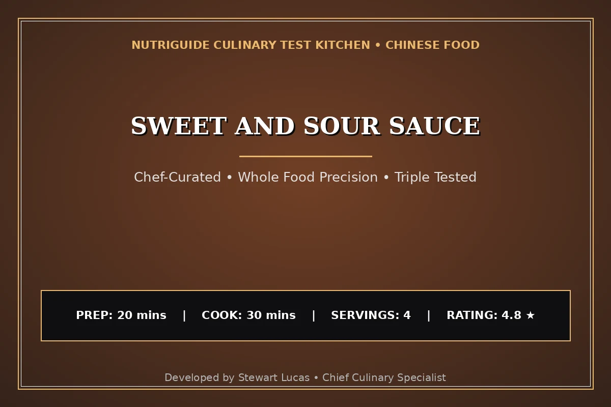 Sweet And Sour Sauce