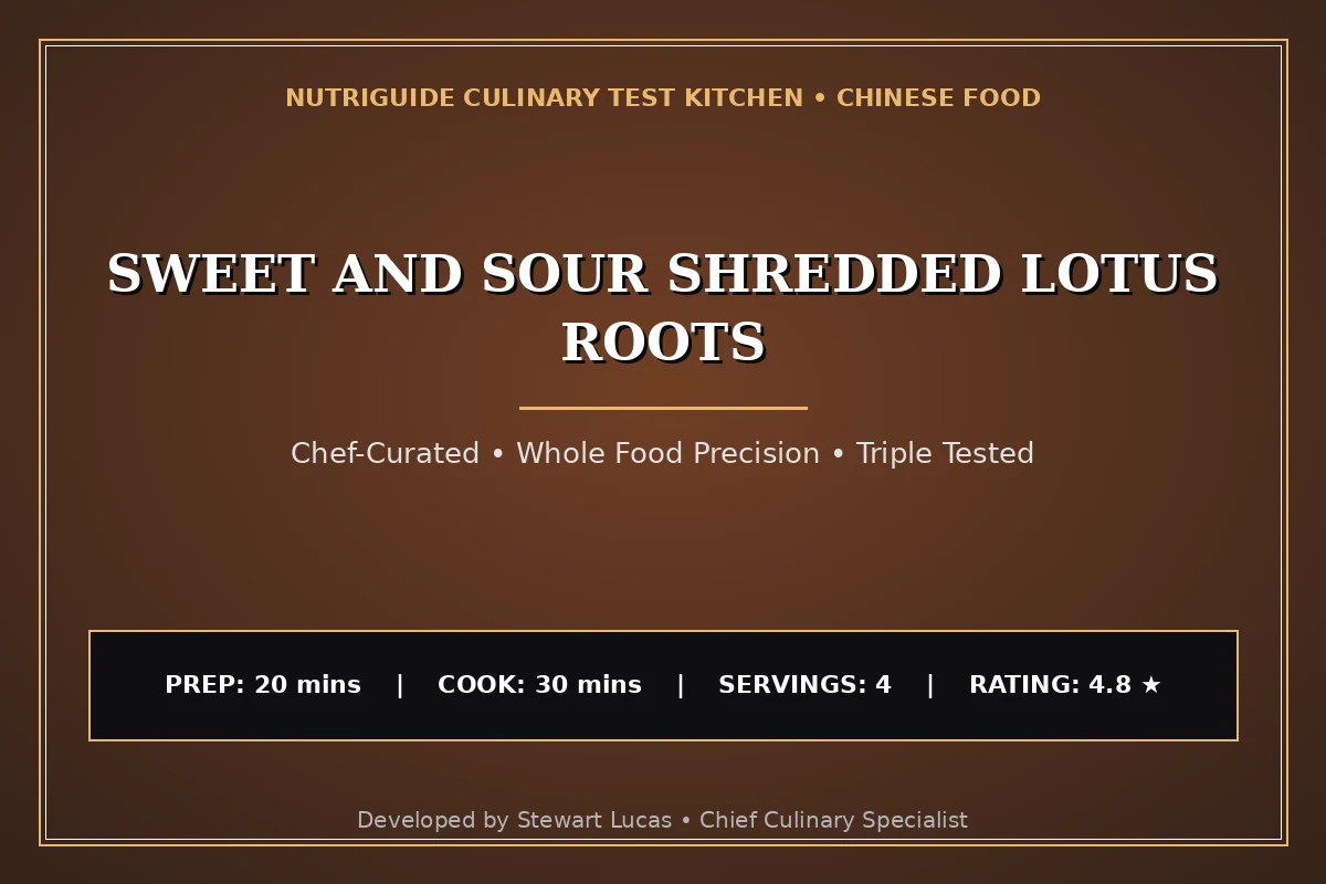 Sweet And Sour Shredded Lotus Roots
