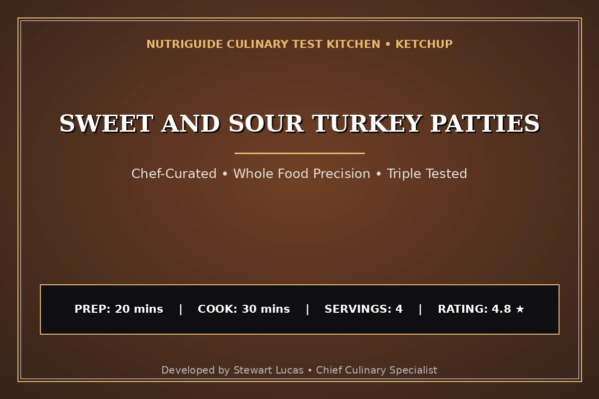 Sweet And Sour Turkey Patties