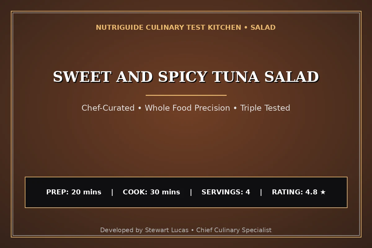 Sweet And Spicy Tuna Salad