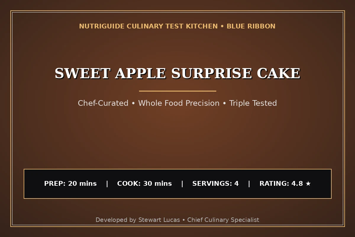 Sweet Apple Surprise Cake