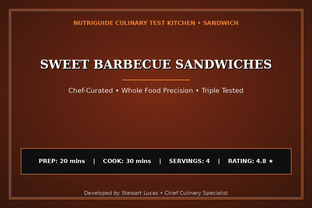 Sweet Barbecue Sandwiches