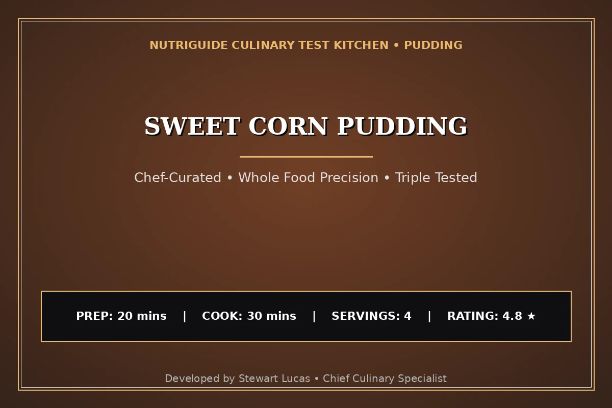 Sweet Corn Pudding
