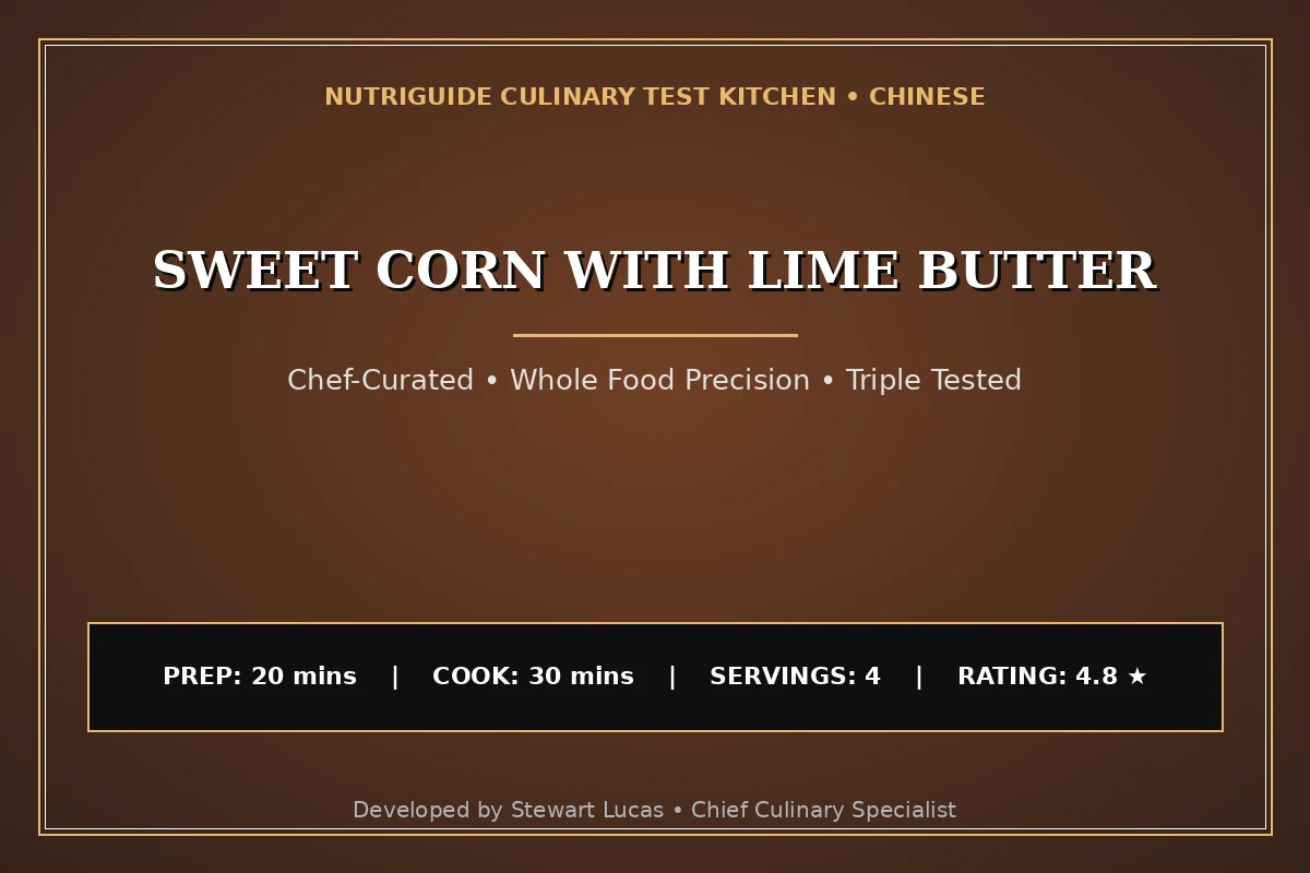 Sweet Corn With Lime Butter