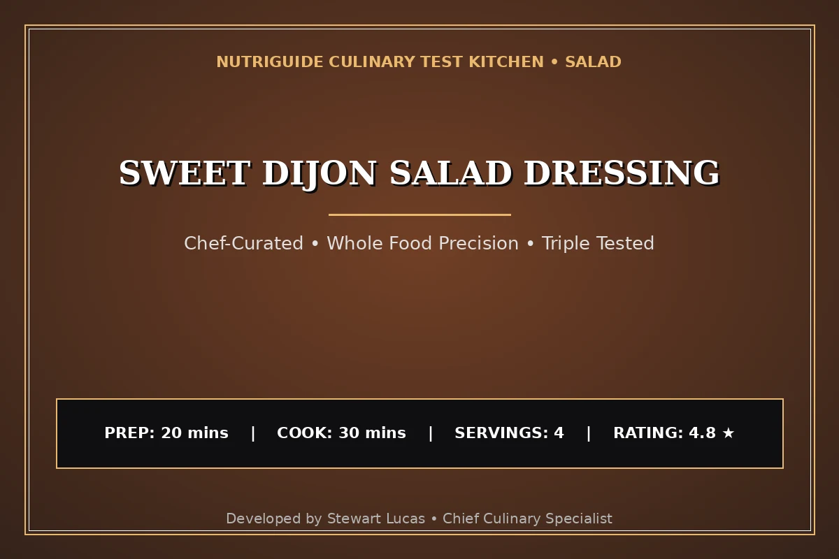 Sweet Dijon Salad Dressing