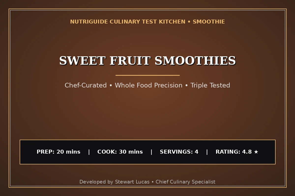Sweet Fruit Smoothies