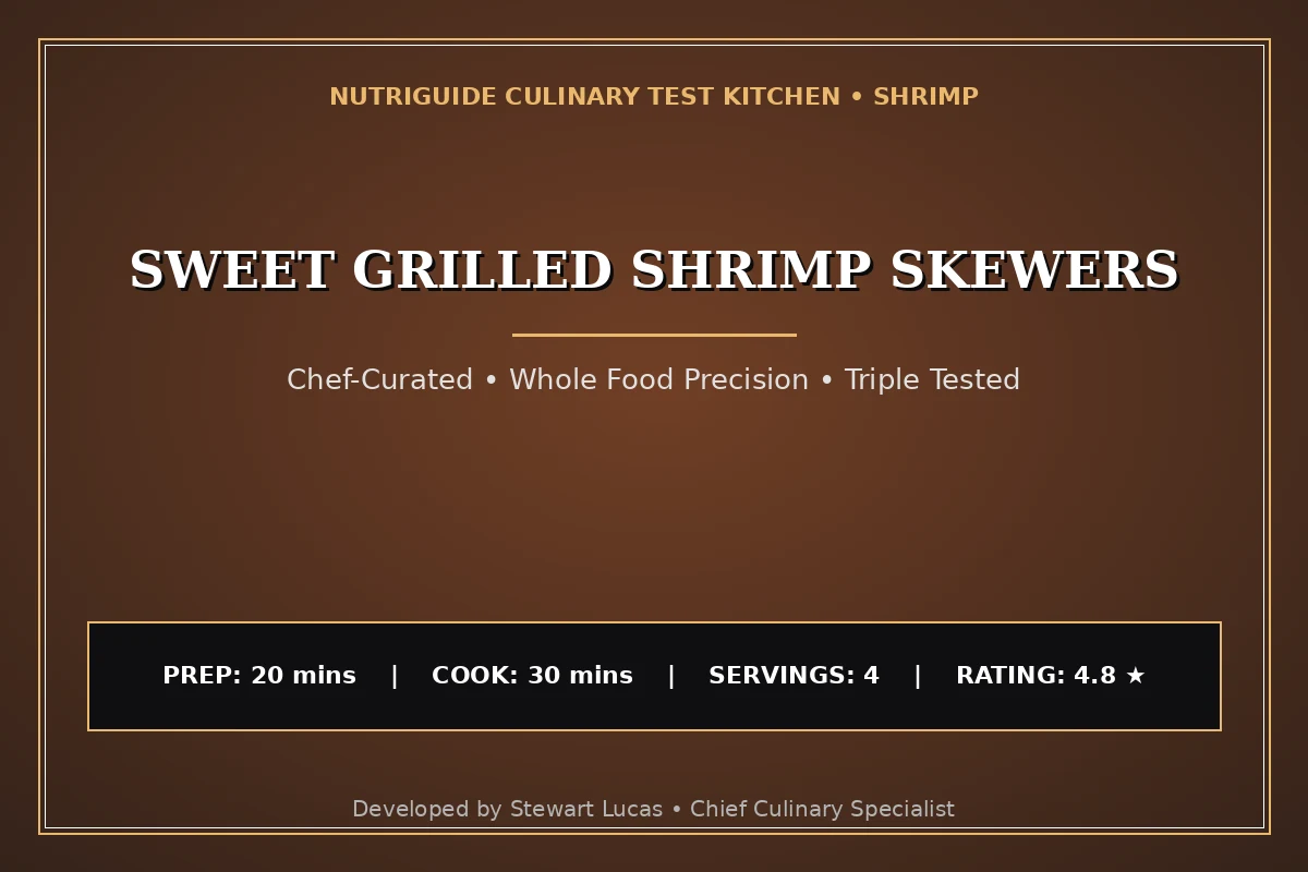 Sweet Grilled Shrimp Skewers