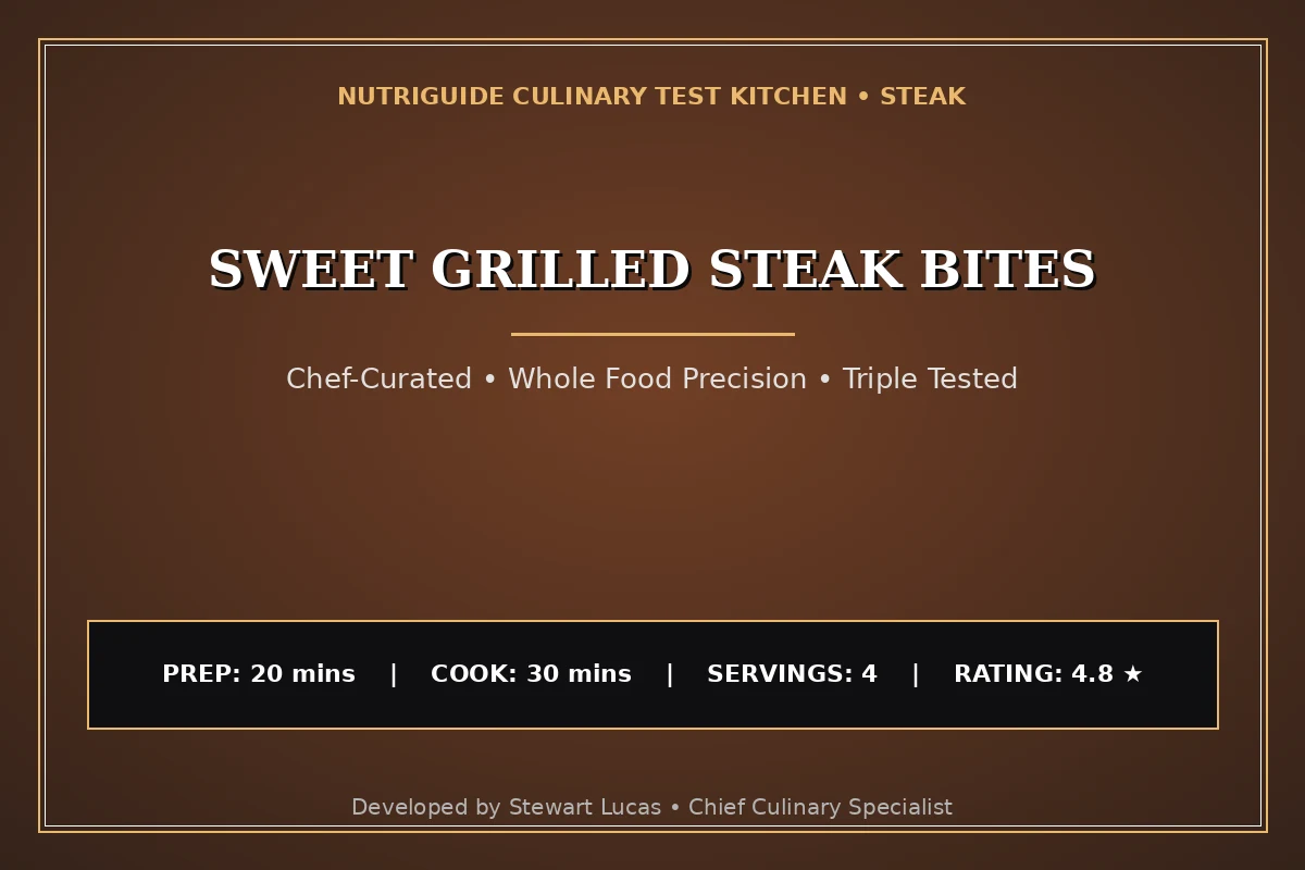 Sweet Grilled Steak Bites