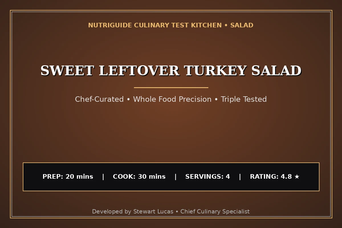 Sweet Leftover Turkey Salad