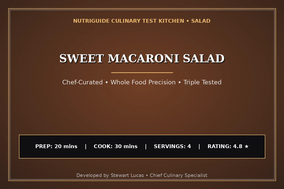 Sweet Macaroni Salad