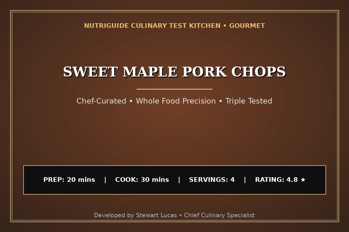 Sweet Maple Pork Chops