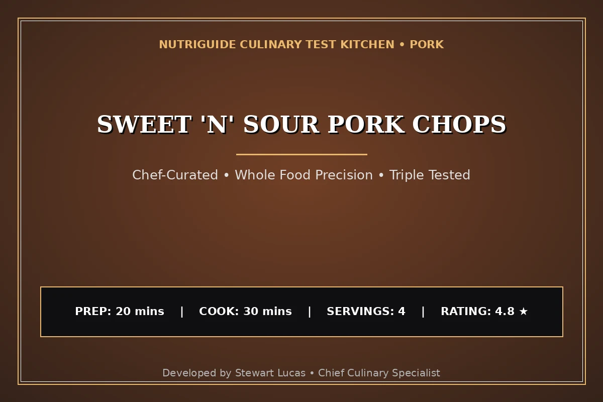 Sweet 'N' Sour Pork Chops
