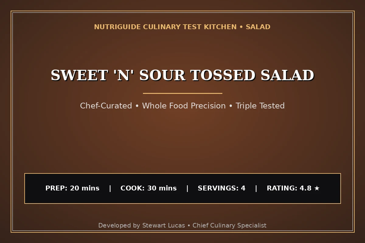 Sweet 'N' Sour Tossed Salad