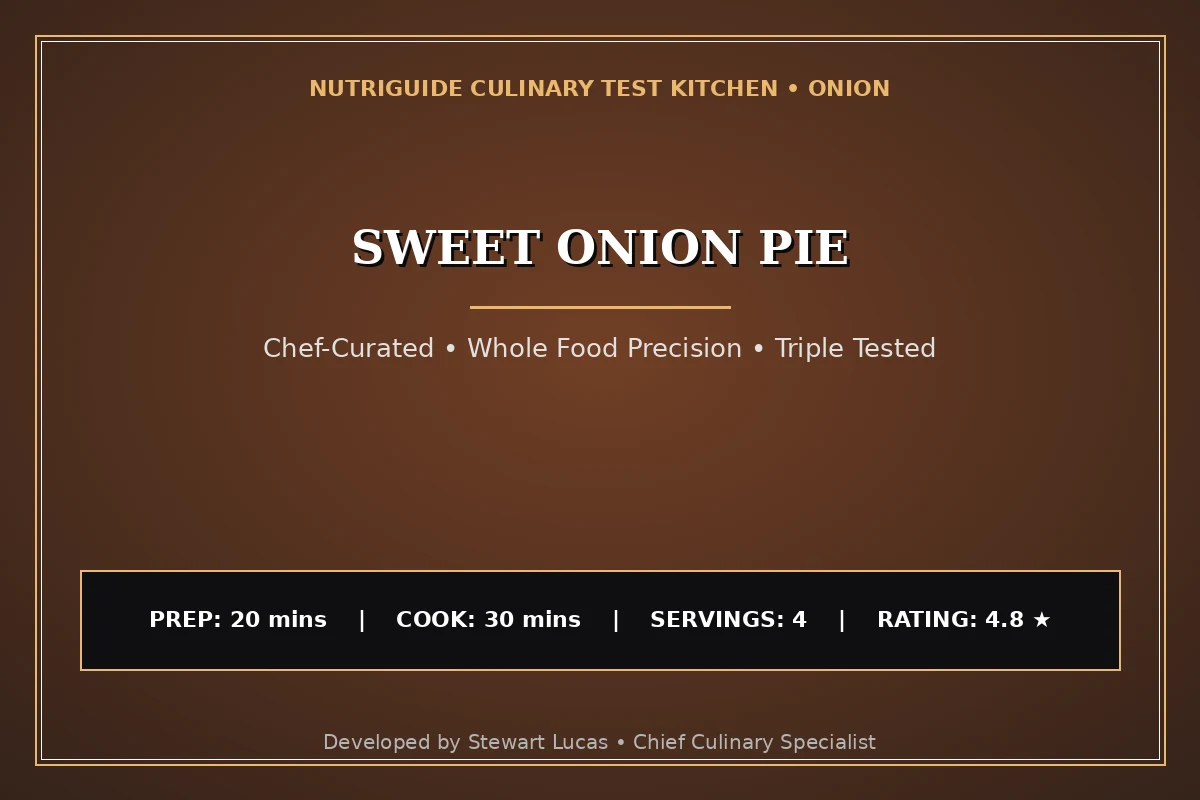 Sweet Onion Pie