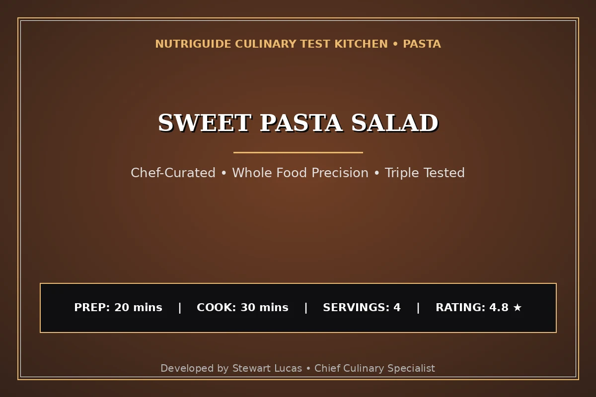 Sweet Pasta Salad