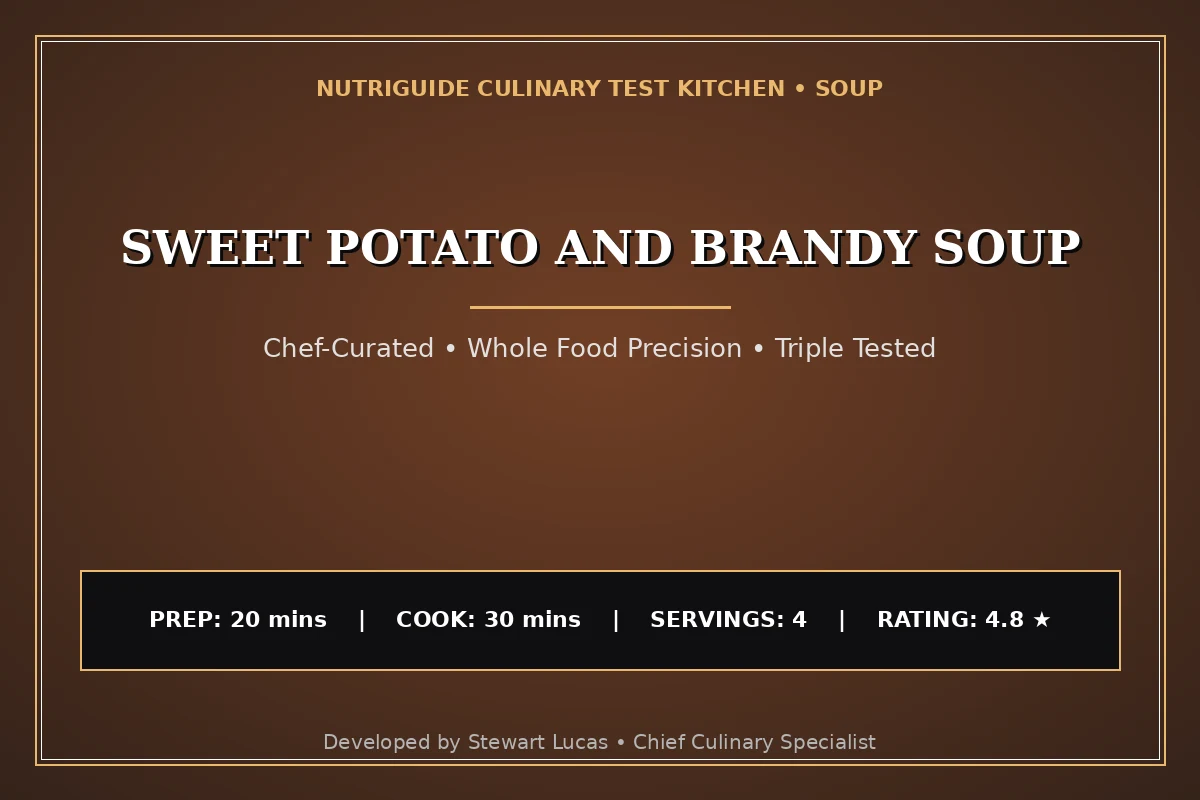 Sweet Potato And Brandy Soup