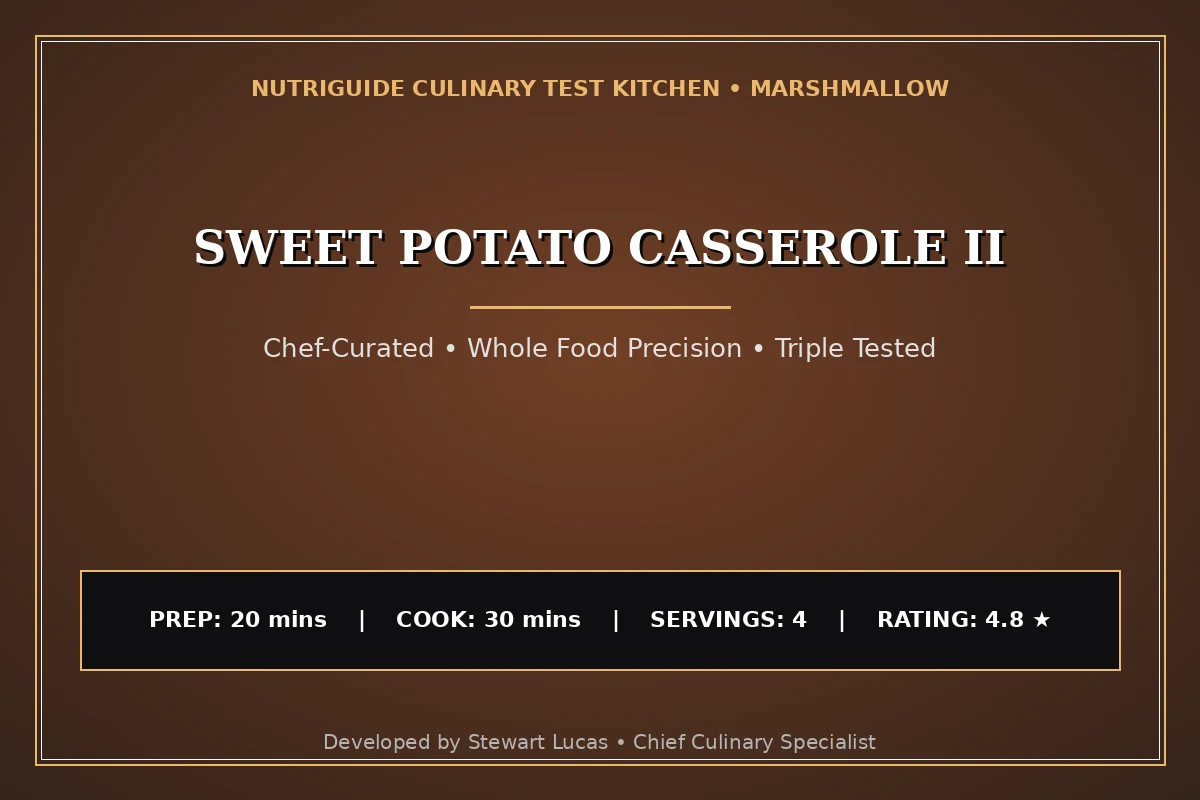 Sweet Potato Casserole Ii