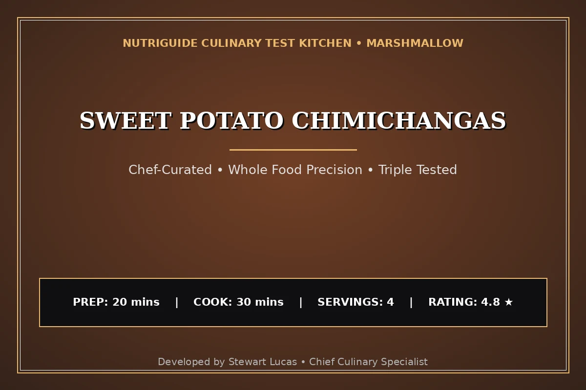 Sweet Potato Chimichangas