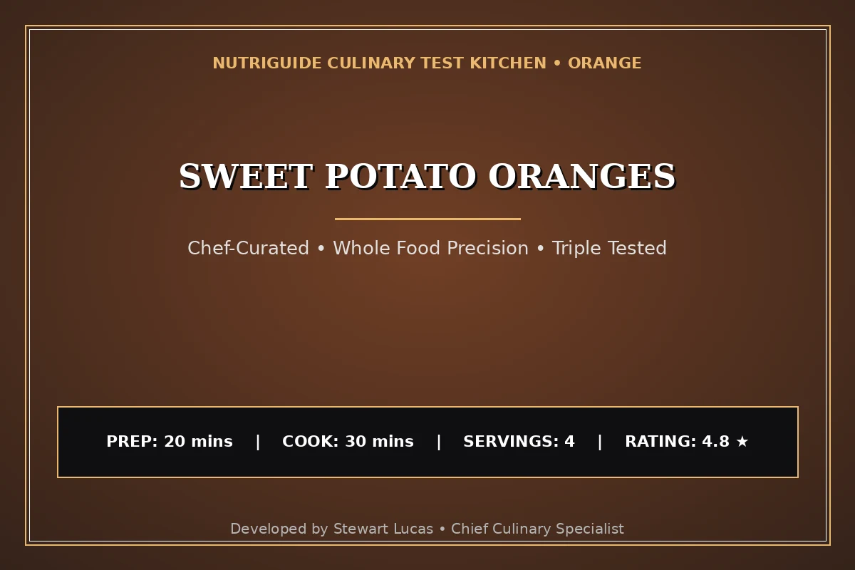 Sweet Potato Oranges