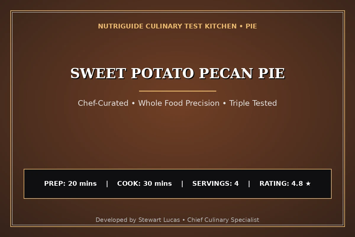 Sweet Potato Pecan Pie