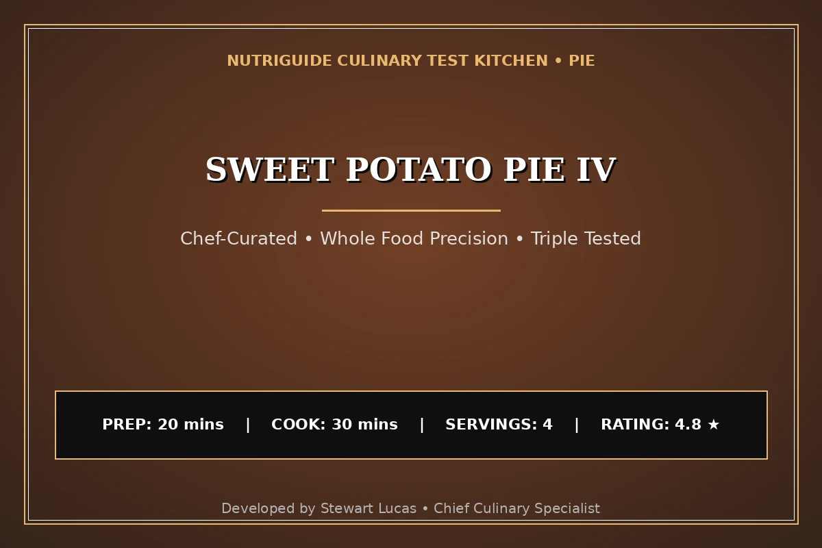 Sweet Potato Pie Iv