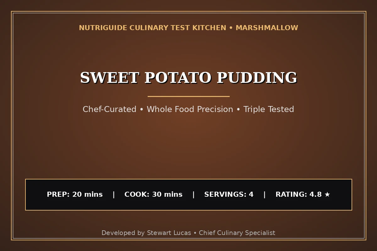 Sweet Potato Pudding