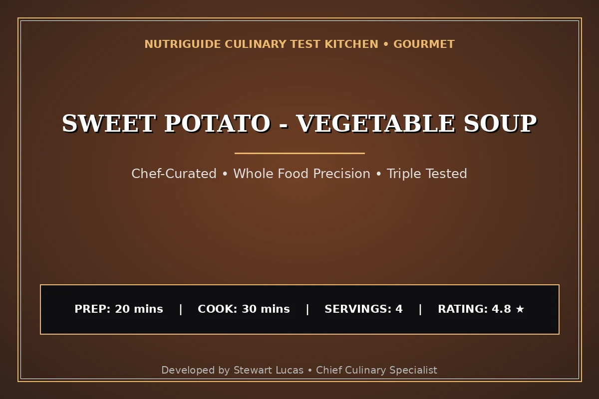 Sweet Potato - Vegetable Soup