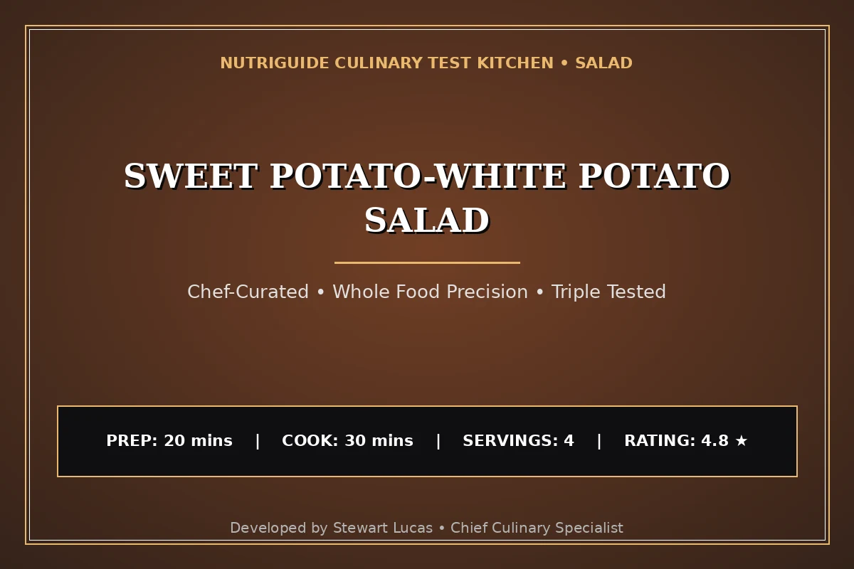 Sweet Potato-White Potato Salad