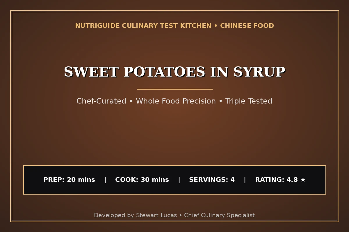 Sweet Potatoes In Syrup