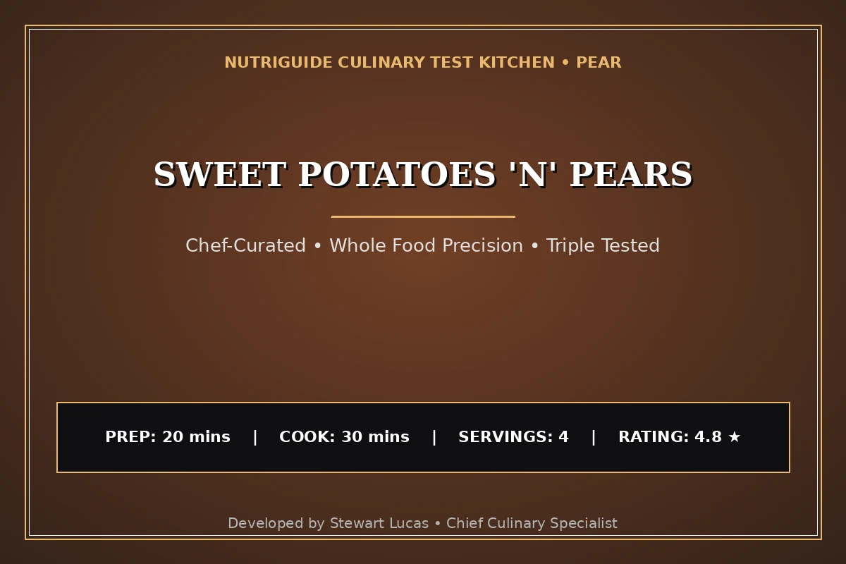 Sweet Potatoes 'N' Pears