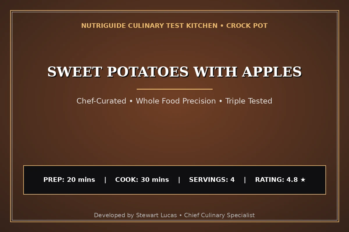 Sweet Potatoes With Apples